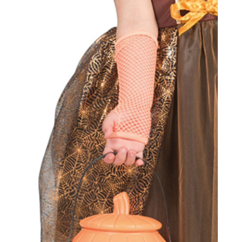 Hexen Kostüm "Autumn" für Mädchen | Braun Orange