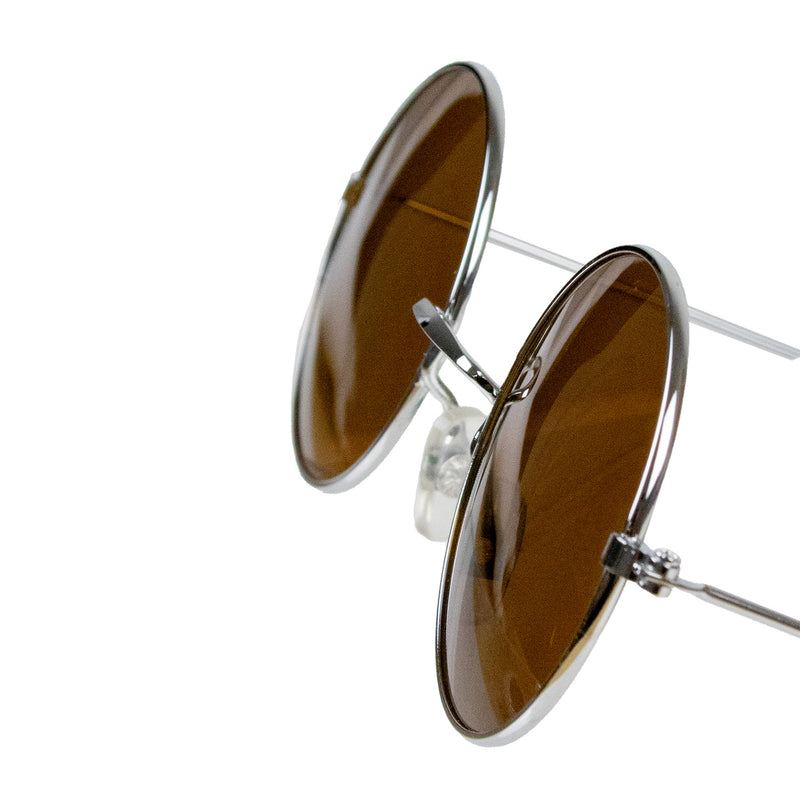 Lennon Brille Nickelbrille | Braun