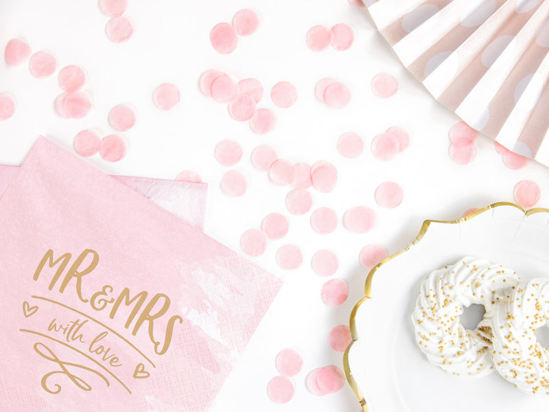 Konfetti Kreise 15g Rosa
