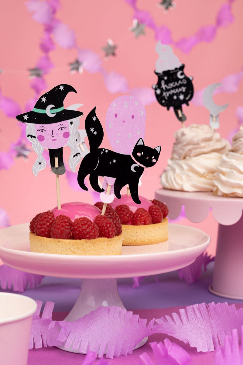 Cupcake Muffin Dekoration "Halloween" 6 Stk. | 14 cm