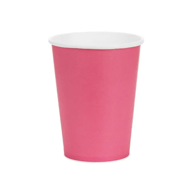 Pappbecher 250ml/6 Stk. | Unifarben