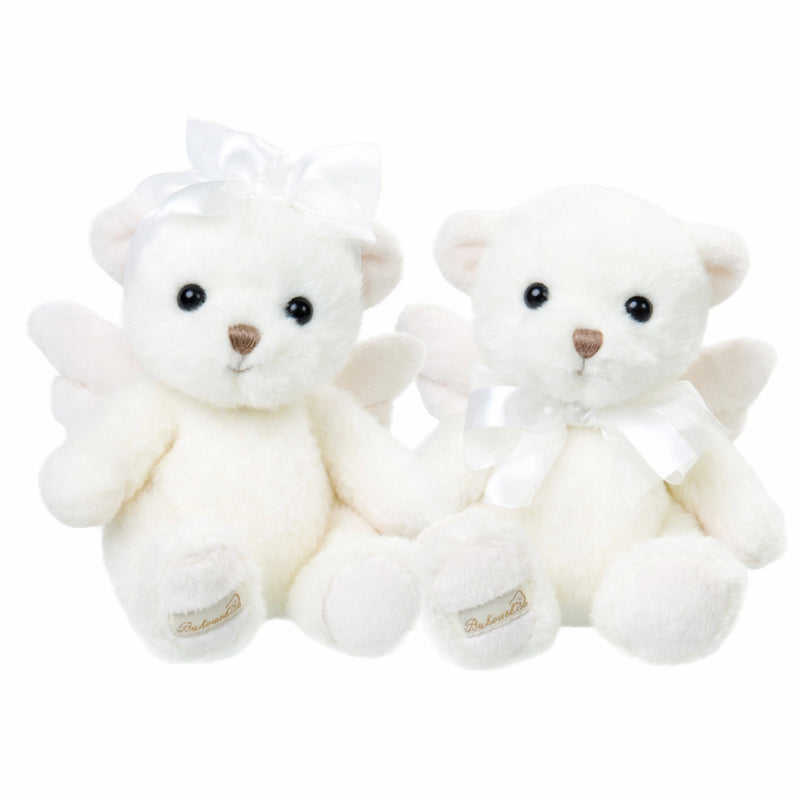 Teddybär "Kaitlyn" oder "Dillon" Engel Kuscheltier 18 cm | Weiß