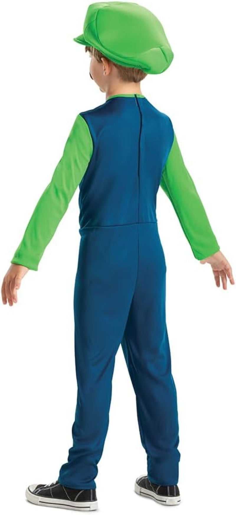 Super Mario Luigi Kinderkostüm  Offizielle Lizenzware  Größe S (46 Jahre)  Verkleidung mit Mütze & Bart