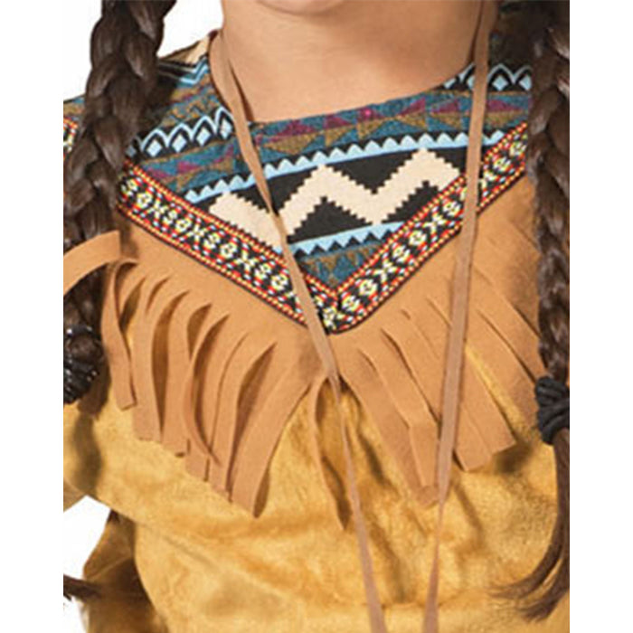 Indianerin Kostüm "Cherokee" für Mädchen | Braun