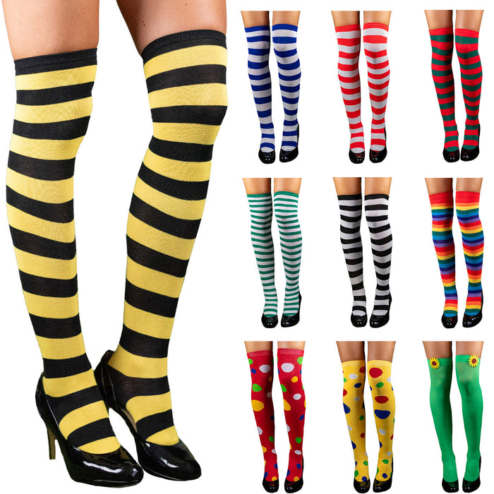 Overknees Kniestrümpfe Ringelstrümpfe | Farbauswahl