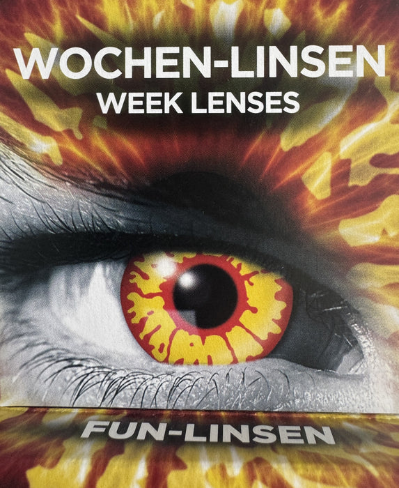 Farbige Kontaktlinsen "Purple Monster" | Motivlinsen Lila (w56)