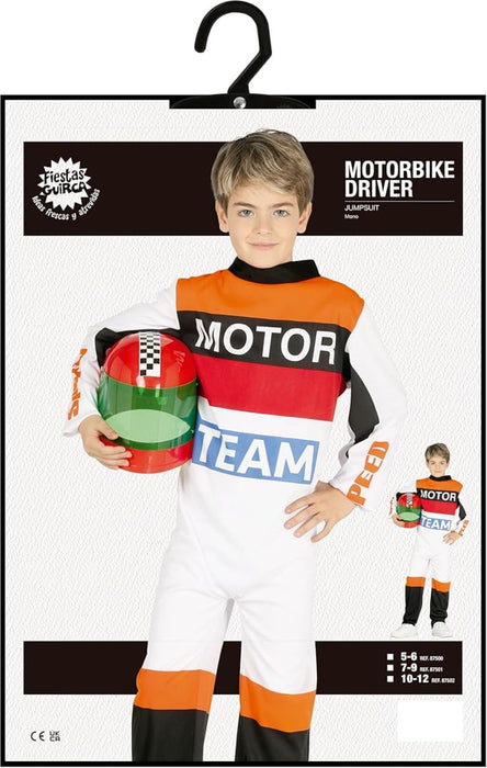 Kostüm Kid Motorradfahrer 10-12 Jahre