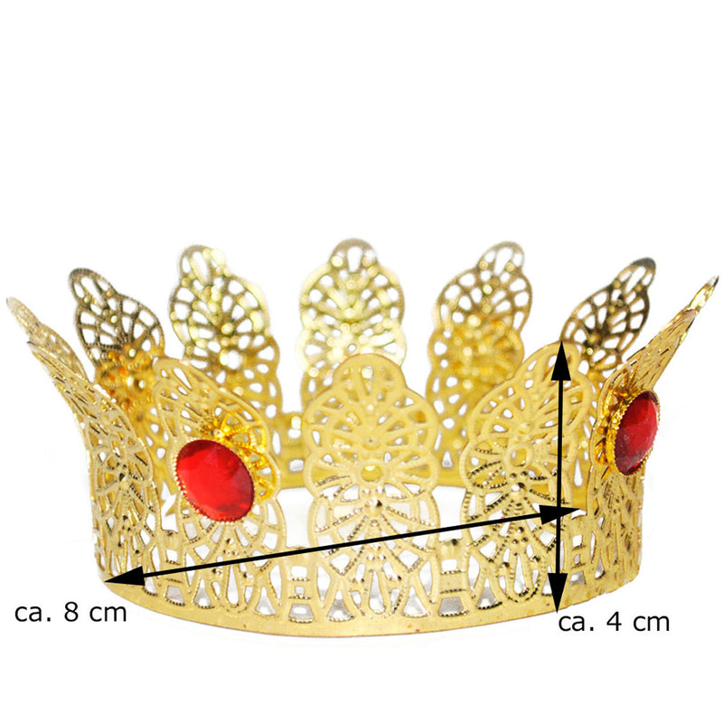 Prinzessin Krone "Rosenrot" | Gold