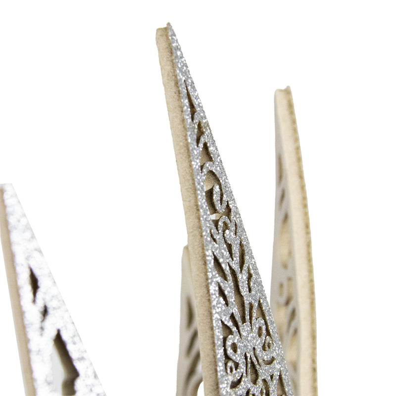 Glitter Stirnband Krone zum Eis Königin Kostüm | Silber