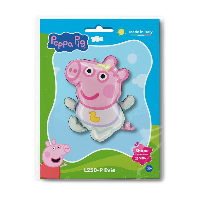 23" Shape Folienballon "Peppa Pig Evie" | 58 cm
