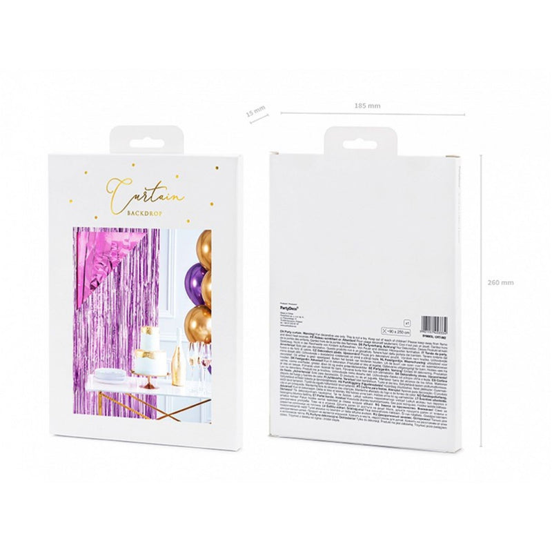 Türvorhang Lametta 90x250cm | Lila