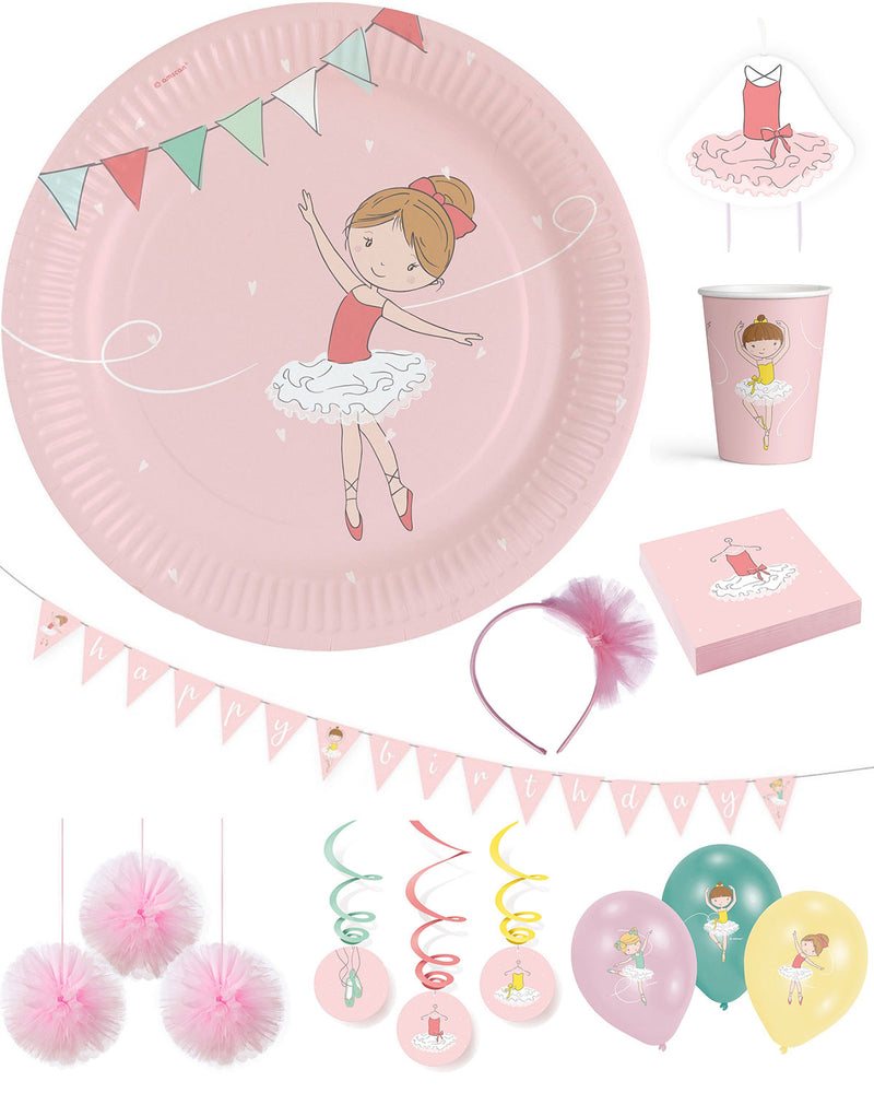 Amscan "Little Dancer" Partydekoration Kinder Geburtstag Einweggeschirr Ballerina