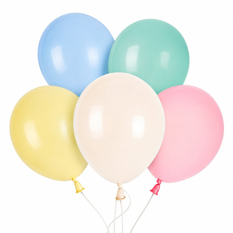 Latexballon 13 cm Marshmallow sortiert #110 | 50 Stück