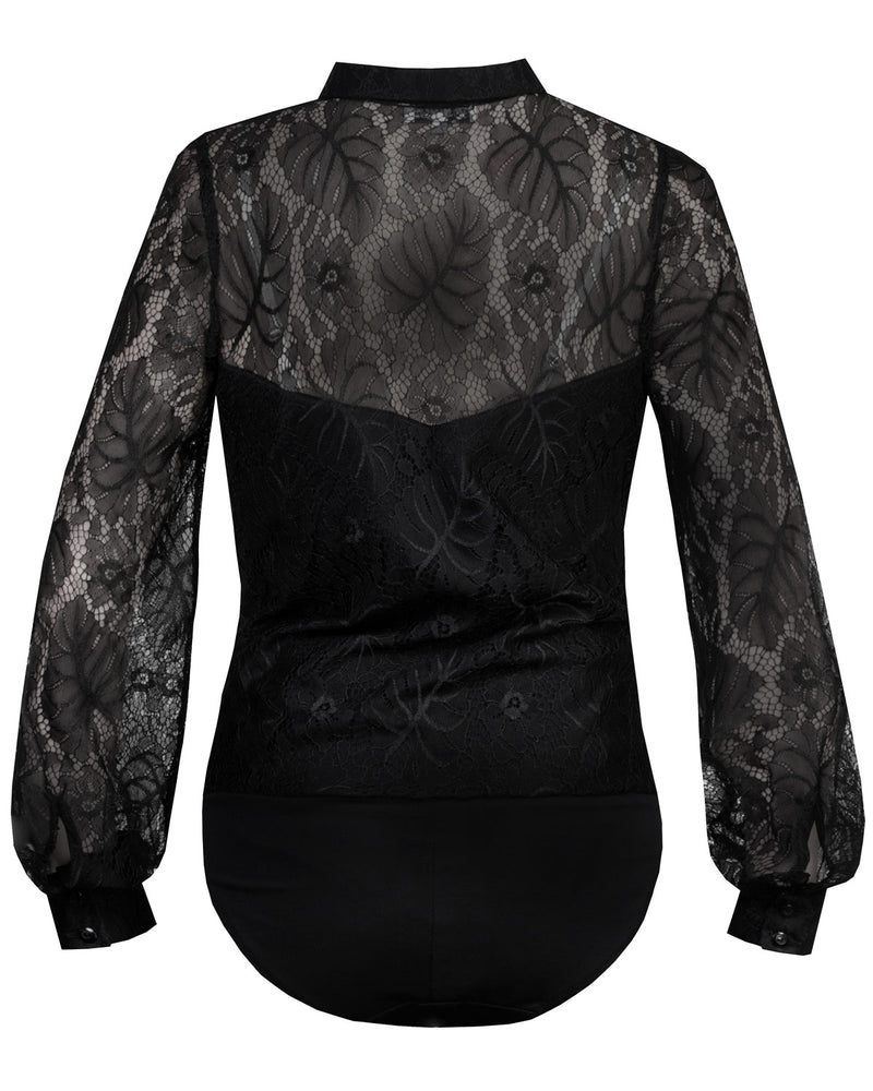 MarJo Damen Blusen Body "Harper-Malinda" Langarm 301700 | Schwarz