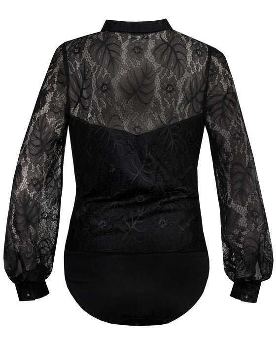 MarJo Damen Blusen Body "Harper-Malinda" Langarm 301700 | Schwarz