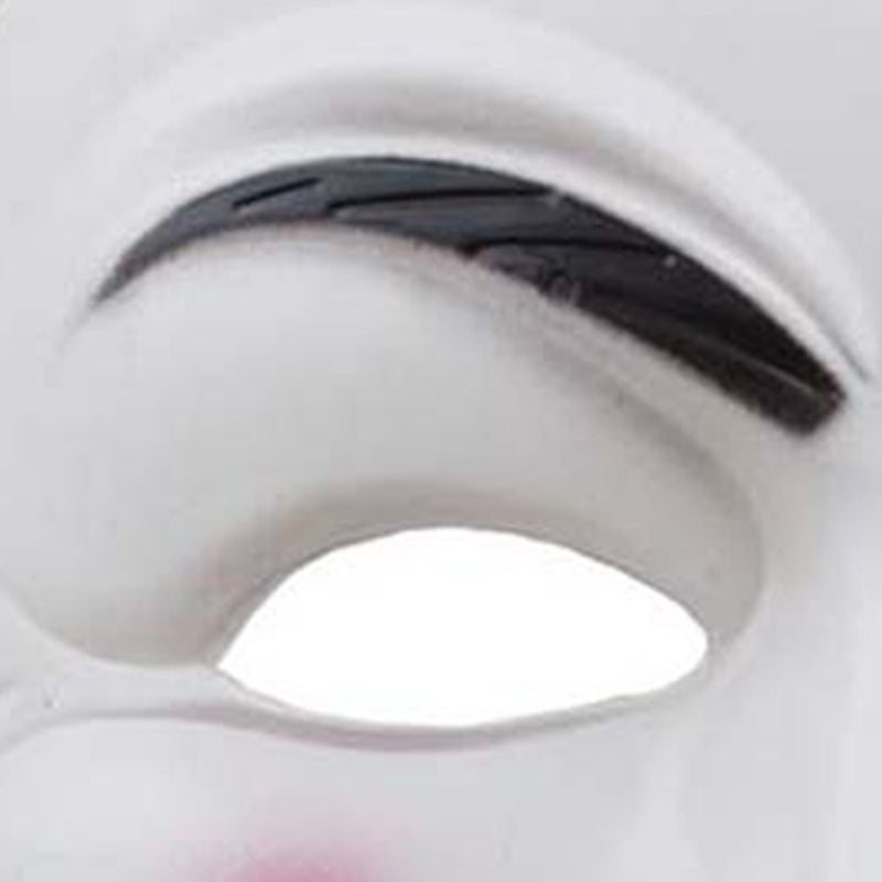 Halloween Maske mit Schnurrbart "Anonimus"
