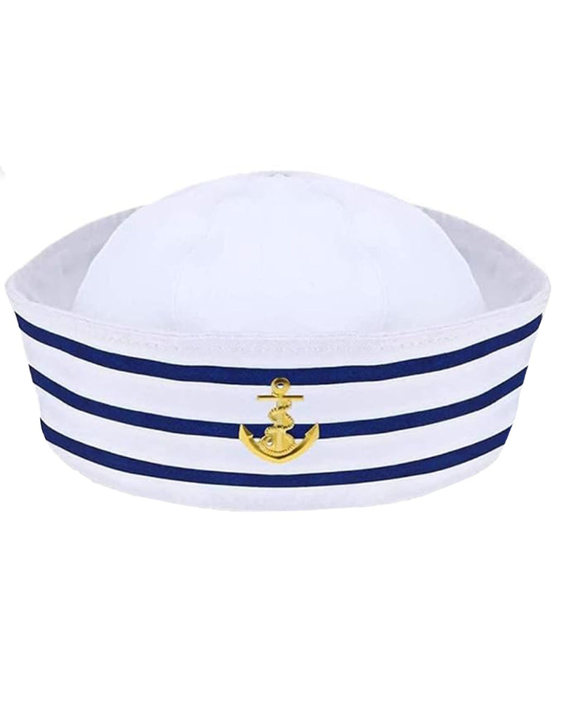 Matrosen Kostümset | Mütze und Halstuch im Marine Look
