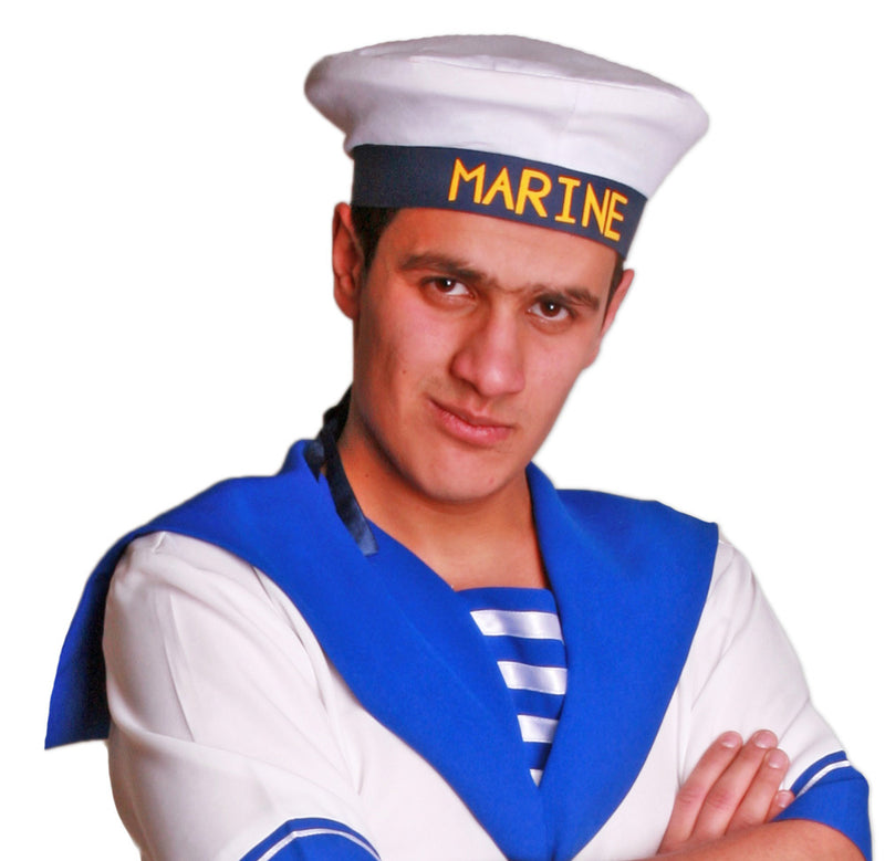 Navy Matrosen Kostüm für Herren Gr. XL | Shirt und Matrosenhut