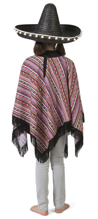 Mexikaner Poncho für Kinder "Pedro" - Bunt
