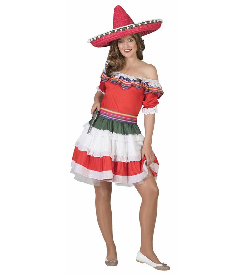 Mexikanisches Kostüm "Senorita Bonita" für Damen | Kleid