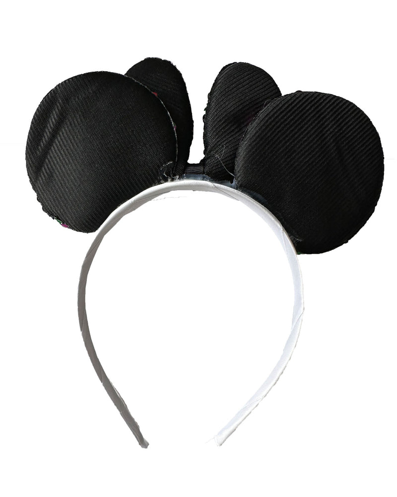 Regenbogen Minnie Maus Ohren - Haarreif mit Pailletten 414112 | Bunt