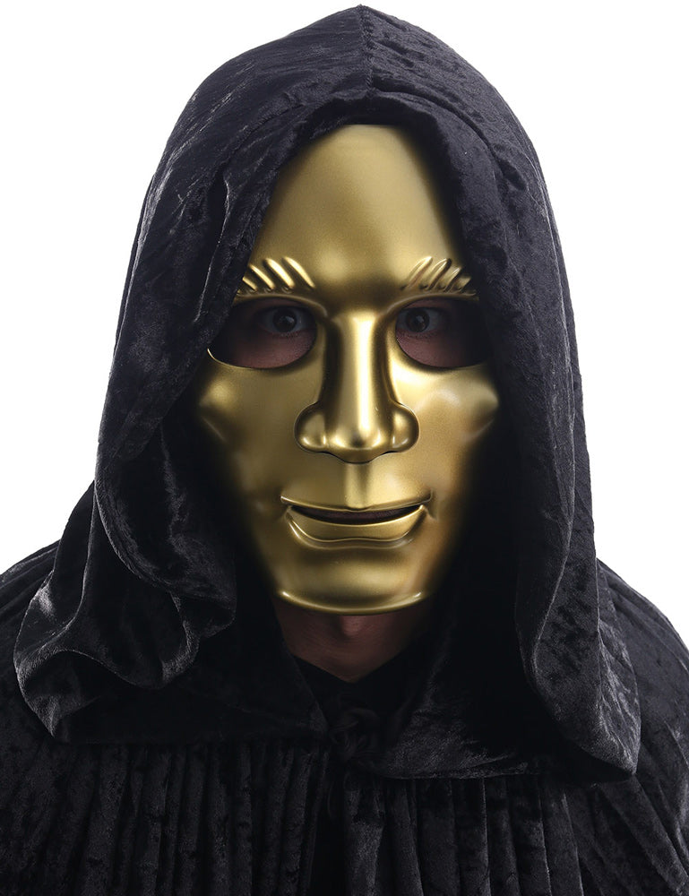 Halloween Maske Mystery Man "No ID" | Gold