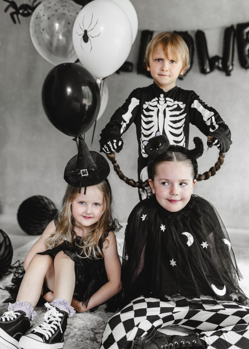 Halloween Haarreif "Mini Hexenhut" | Schwarz