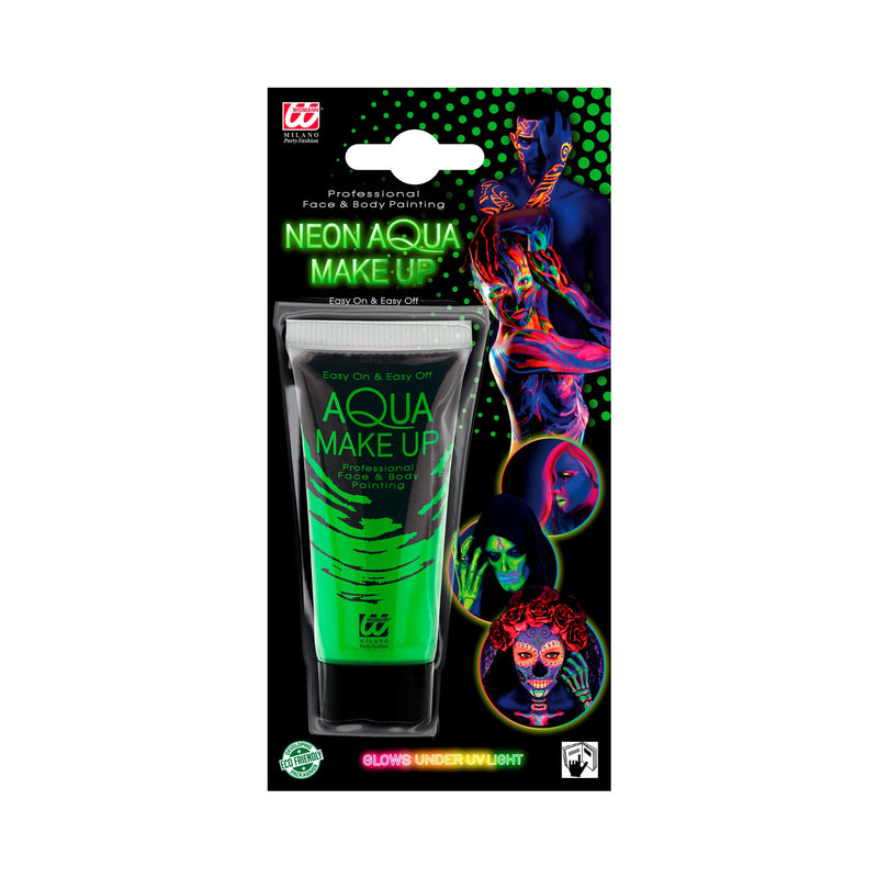 Aqua Make-up - Tube 30 ml | Neon Grün