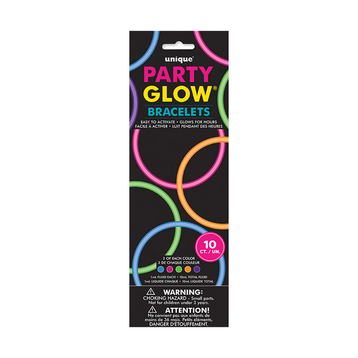 Knicklicht Leucht Armband | 10St. Bunt