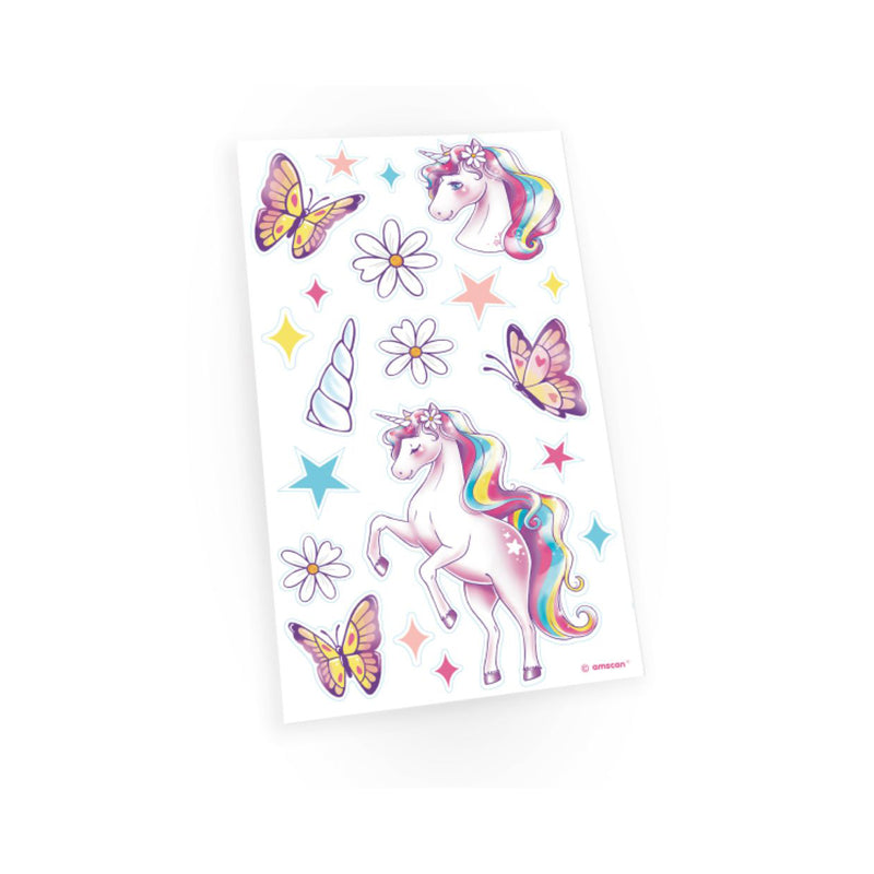 "Unicorn Dreams" 4 Tattoobögen- mit je 20 Tattoos