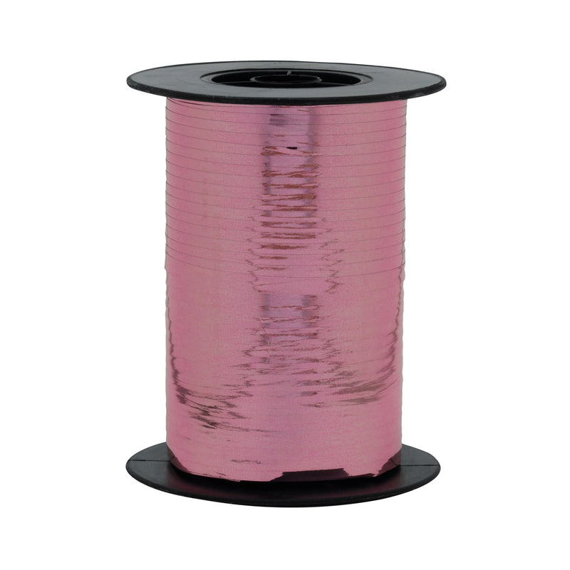 Geschenkband Polyband 5mm/250m Metallic Altrosa