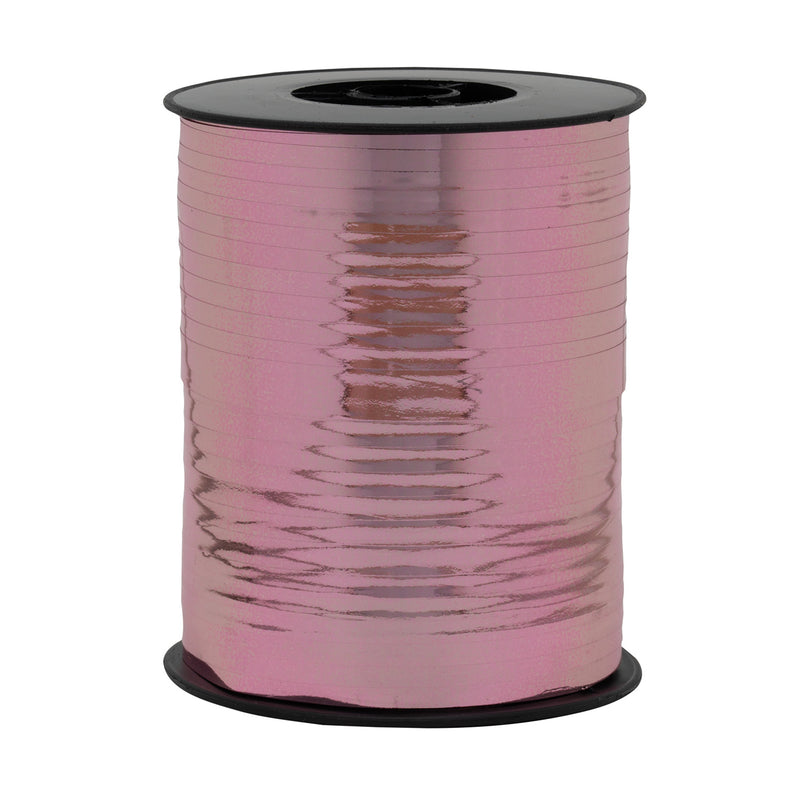Geschenkband Polyband  10mm/250m Metallic Altrosa