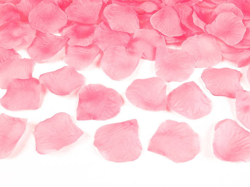 100 Rosenblätter aus Stoff - Ø 5cm | Rosa