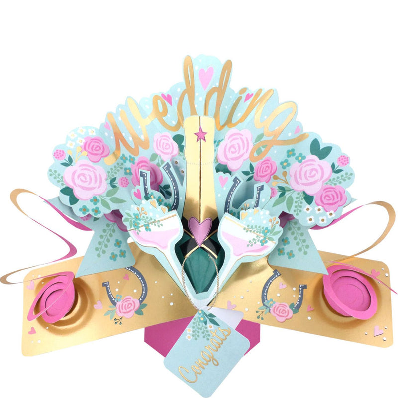 Grußkarte PopUp "Wedding Congrats"
