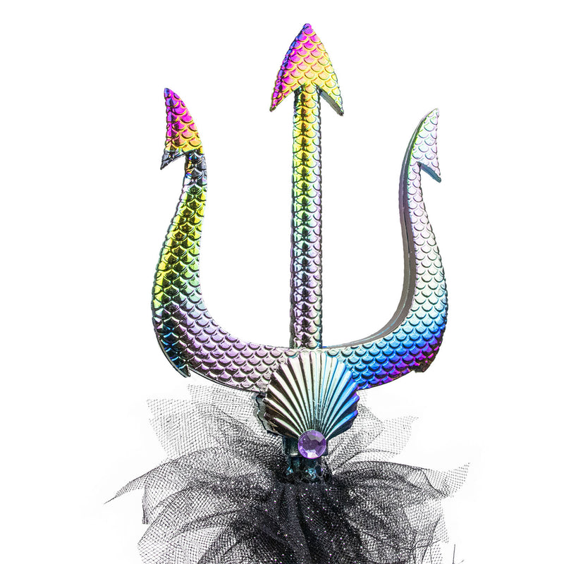Glitzernder Neptun Dreizack - Meerjungfrau Kostümzubehör | 44 cm