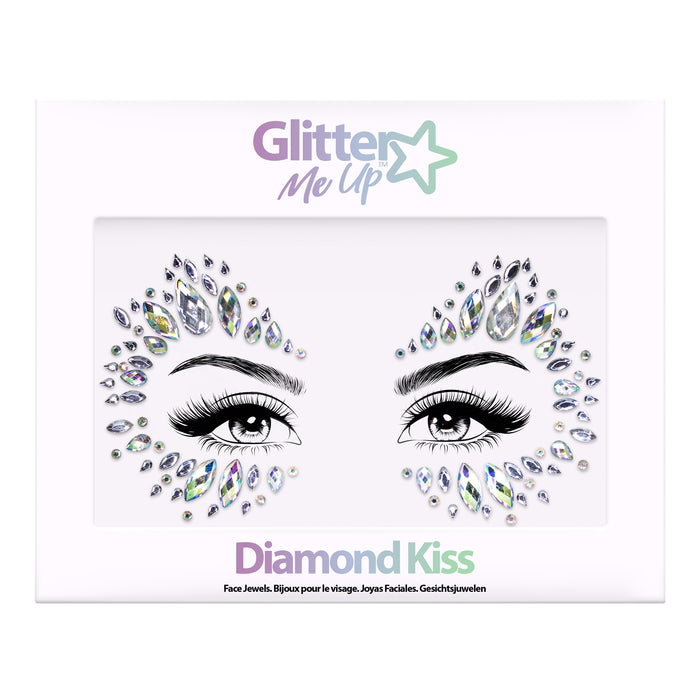 Face Jewels - Selbstklebende Glitzersteine Gesicht Körper Festival Karneval