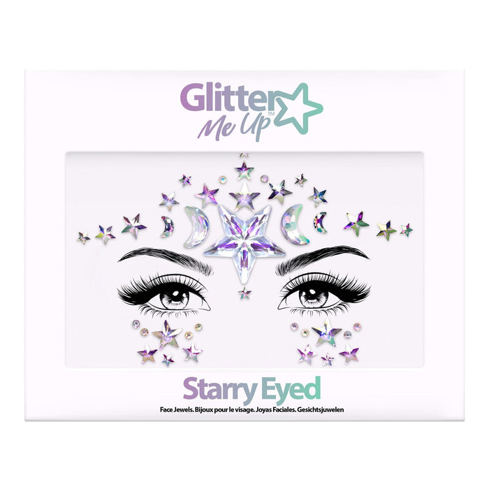 Face Jewels - Selbstklebende Glitzersteine Gesicht Körper Festival Karneval