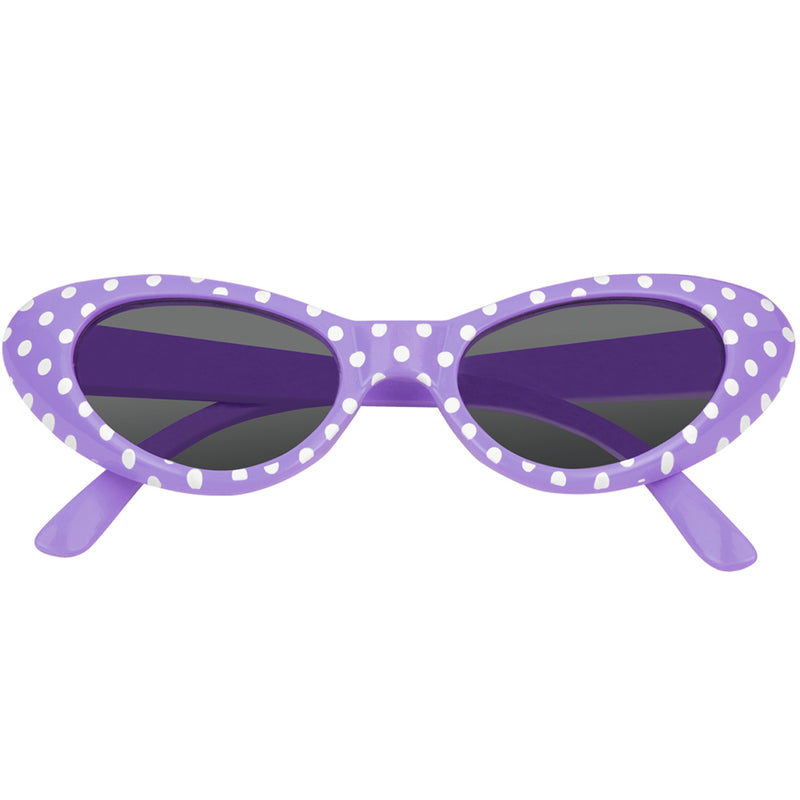 Cat Eye Brille Sandy mit Punkten | Lila