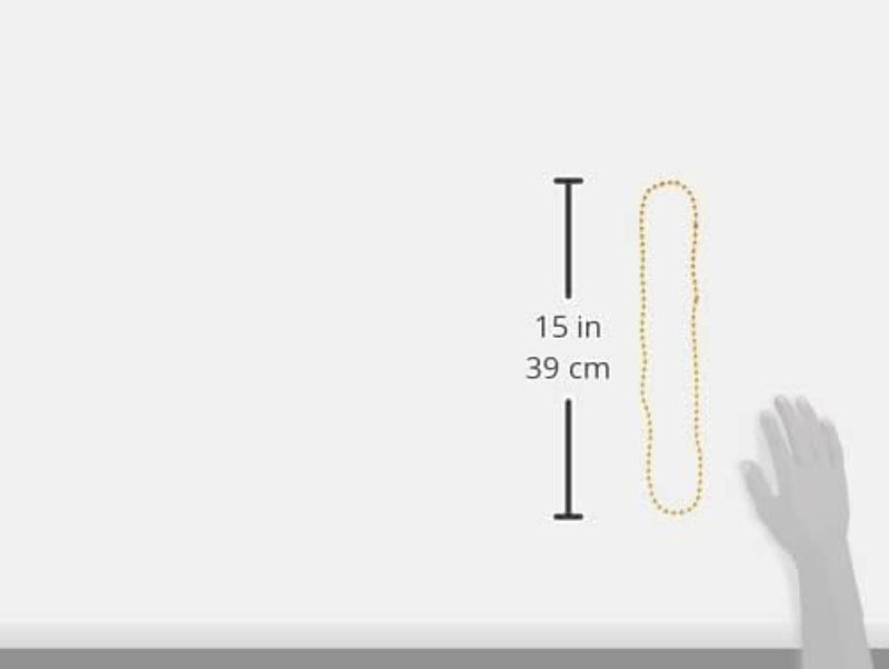 Kette Perlen gold metallic 4Stk