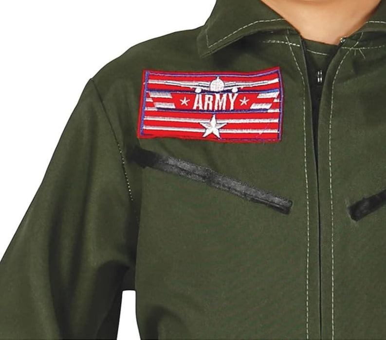 Kostüm Kid Pilot, Overall, 5-6 Jahre