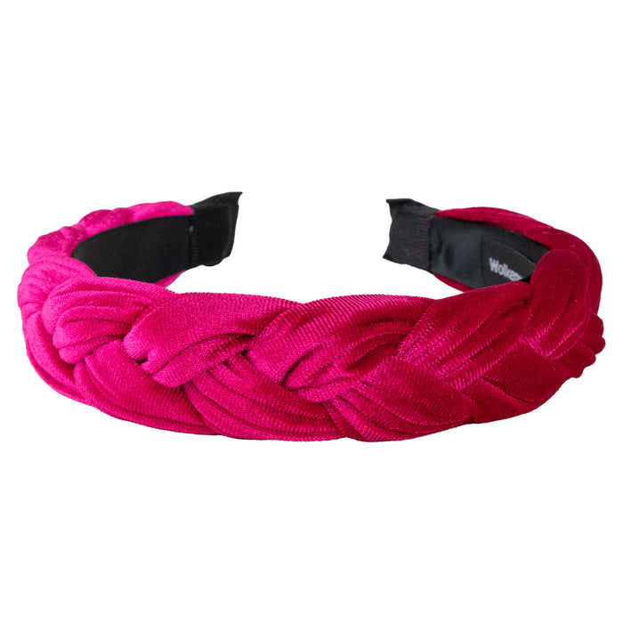 Flecht Haarreif "Samira" aus Samt | Haarschmuck
