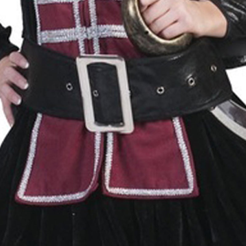 Piratin "Scarlett" Kostüm für Damen | Schwarz Rot