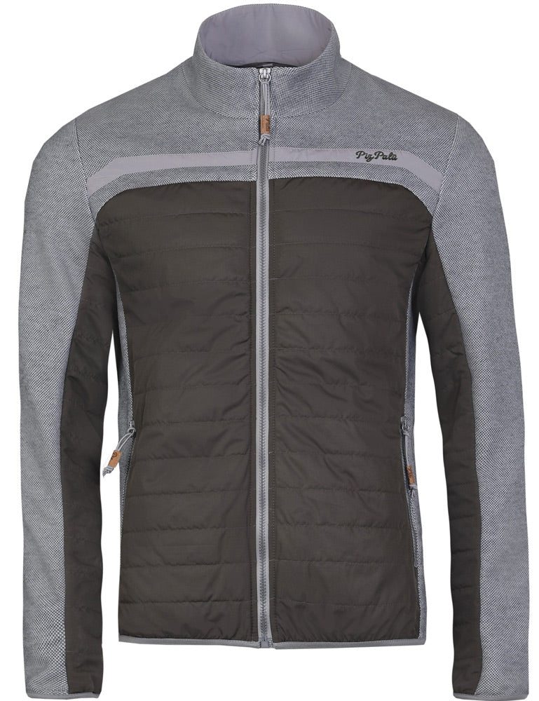 Piz Palü Herren Jacke "Ried" | Nadelgrün Grau