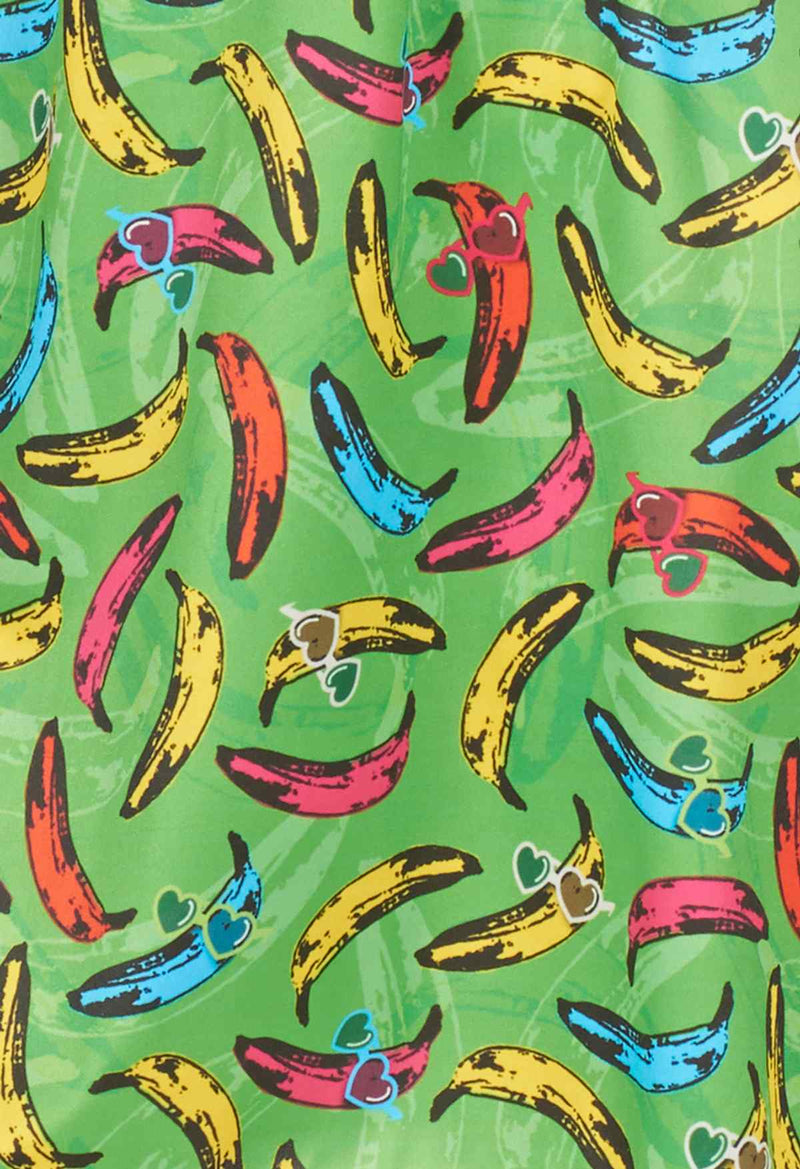 Retro Hippie Kostüm "Pop Banana" für Damen | Grün