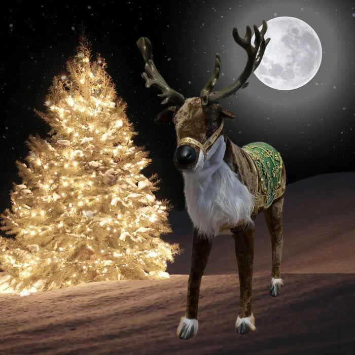 Rentier mit Bewegung und Ton | 143 x 122 x 35 cm