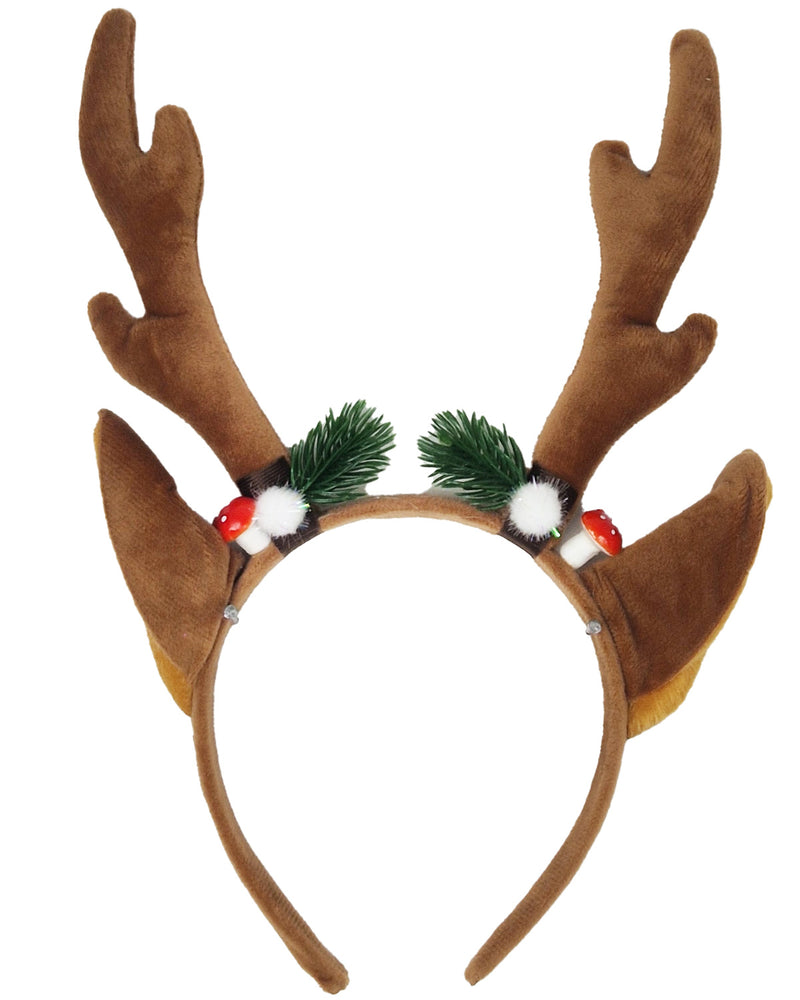 Rentier Haarreif im weihnachtlichen Look - 414021 | Braun