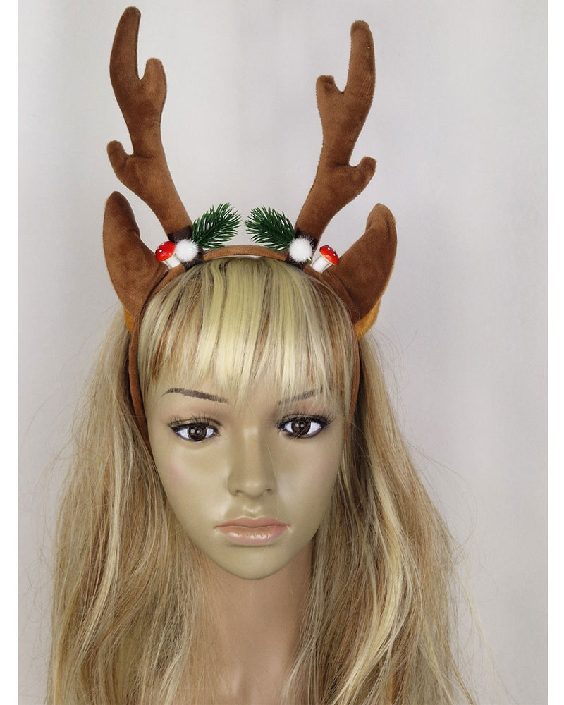 Rentier Haarreif im weihnachtlichen Look - 414021 | Braun