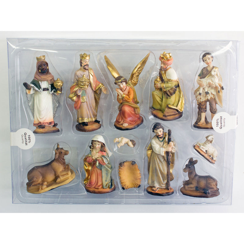 Riffelmacher Krippenfigurenset 11-tlg.  3-7 cm 78322 | Gold