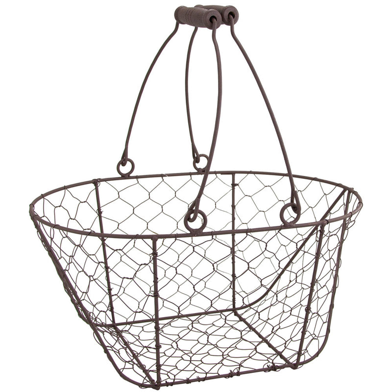 Riffelmacher Metallkorb mit Griffen 08211 | 31 x  22 cm - Drahtkorb