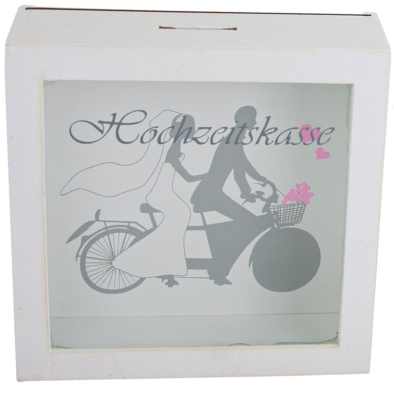 Riffelmacher Spardose "Hochzeitskasse" 08335 | 15 x 15 cm